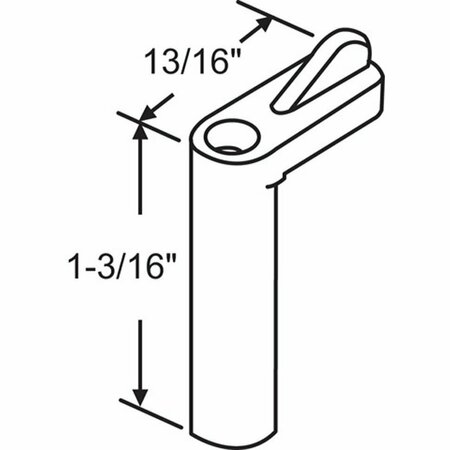 STRYBUC Casement Clip Black 90-727BX